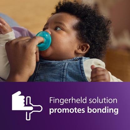 Philips Avent Soothie Baby Pacifiers - 100% Silicone Pacifiers for Babies 3-18 Months, One-Piece Design, BPA-Free, Extra Durable, Green, 4 Pack, Model SCF192/45