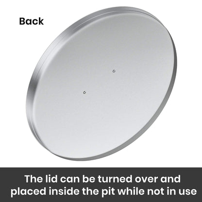 Stanbroil 22" Stainless Steel Round Fire Pit Cover, Fire Pit Ring Lid Fits for 19-Inch Drop-in Firepit Pan and 18 Inch Flat Fire Pit