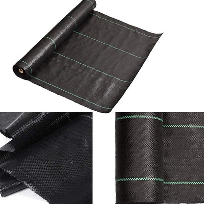 NINXANG Weed Barrier Landscape Fabric Durable Weed Block Gardening Mat Non Woven Weed Block Fabric Garden Landscaping Fabric Roll Weed Control Fabric in Rolls (4FTx100FT)