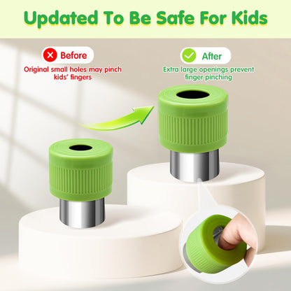 36Pcs Kids Knife Set for Real Cooking, Montessori Kitchen Tools for Toddlers, Safe Kids Cooking Toys with Storage Bin, Toddler Kitchen Knife Set for 3-10 Year Old Boys and Girls Birthday Gifts