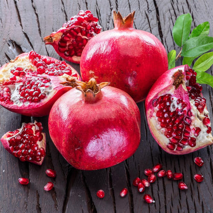 Pomegranate Tree Live Plant, Sweet Fruit 2–3 Ft Tall in 3 Gallon Pot, Cold Hardy Outdoor Garden Tree, No Ship to CA