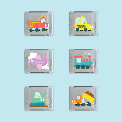 Glo Pals Water-Activated Light-Up Cubes for Bathtime and Sensory Play - Includes 6 Reusable Light-Up Cubes - Sensory Toys and Glowing Bath Cubes for Kids and Toddlers - Auto