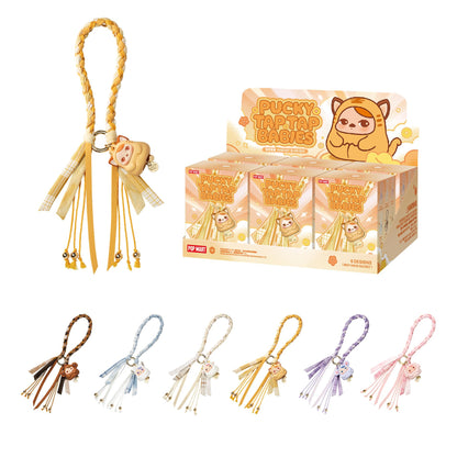 POP MART Pucky Tap Tap Babies Series-Pendant Blind Box, Keychain, Bag Charm, Collectible Holiday Birthday for Kids Adults, Whole Set