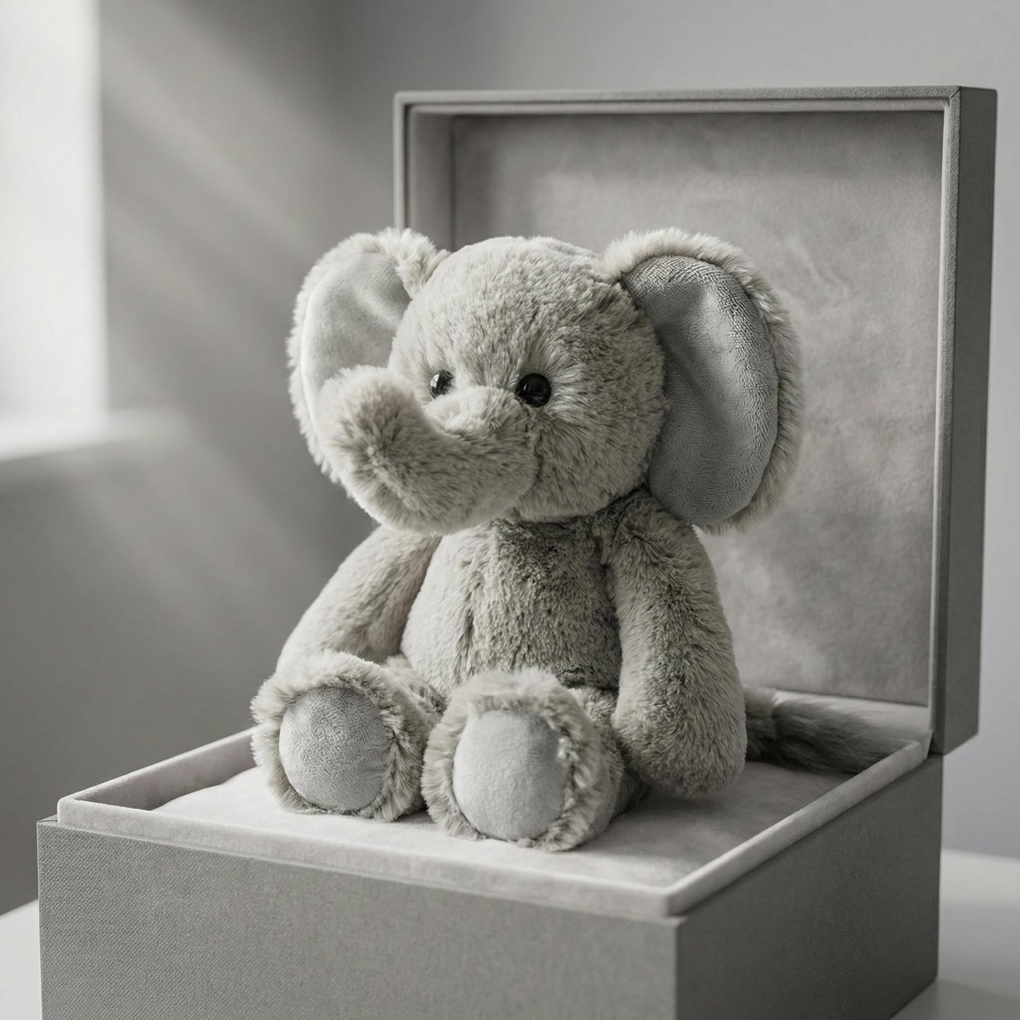 okegztoa Stuffed Animal Plush Toy Soft Plushie Cuddly Elephant Cute Plush Toy for Kids Toddlers Boys Girls Birthday Christmas Nursery Decor Party Favors