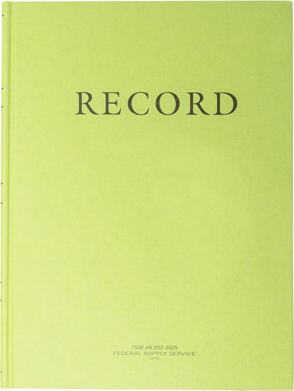 Tacticai Green Military Log Book, 8” x 10.5” - 192 Pages, Record Book for Record Keeping, Supply Chain, Inventory, Training, Maintenance & Field Operations, NSN 7530-00-222-3525
