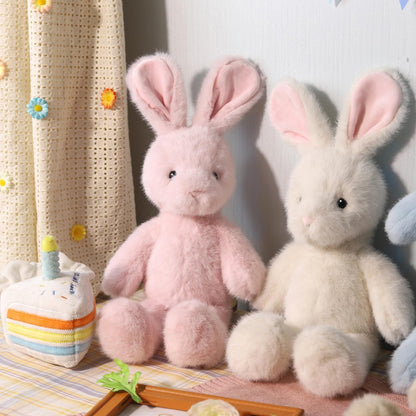 MR ViviCare 14" Adorable White Bunny Stuffed Animals for Kids and New Born Babies,Lovely Stuffed Rabbit Plush Toys for Boys and Girls,Great Gifts on Birthday,Christmas,Machine Washable
