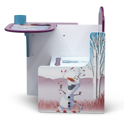 Delta Children Chair Desk with Storage Bin, Disney Frozen II