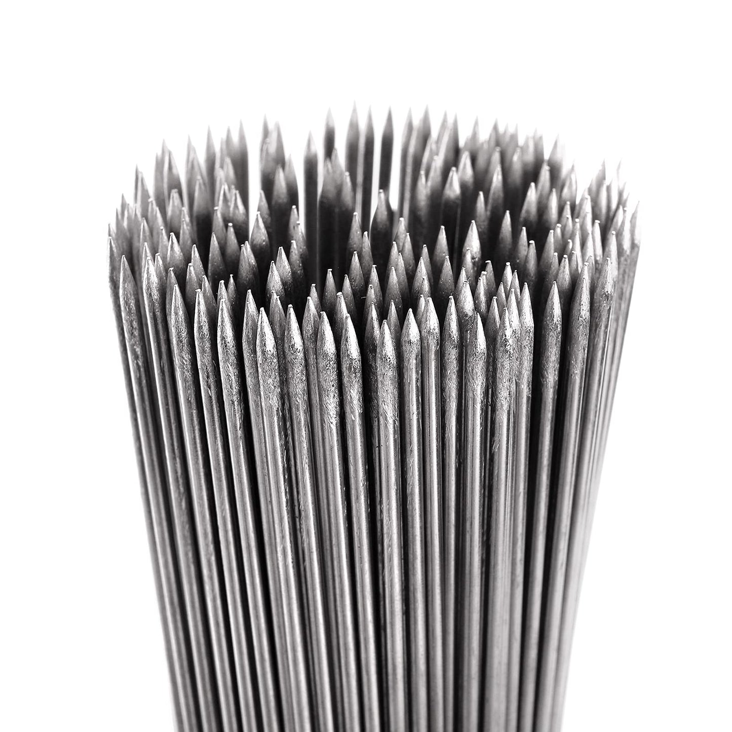 ZEAYEA 200 PCS Kabob Skewers, 13.4" Stainless Steel BBQ Sticks with Portable Storage Tube for Grilling, Metal Barbecue Skewer for Meat Shrimp Chicken Vegetable Outdoor Cooking