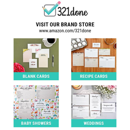 321Done To Do List Notepad, Made in USA - 5.5x8.5, Simple Checklist, Cute Modern Design for Organizing, Planning, College Ruled, Thick Heavy Paper - 50 Sheets