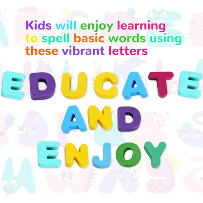 Wooden Alphabet Puzzles Ages 3-5, Alphabet and Number Puzzle with ABC Learning for Kids Ages 3 4 5, Preschool Learning Toys with Chunky ABC Puzzle Board for Girls Boys Kindergarten