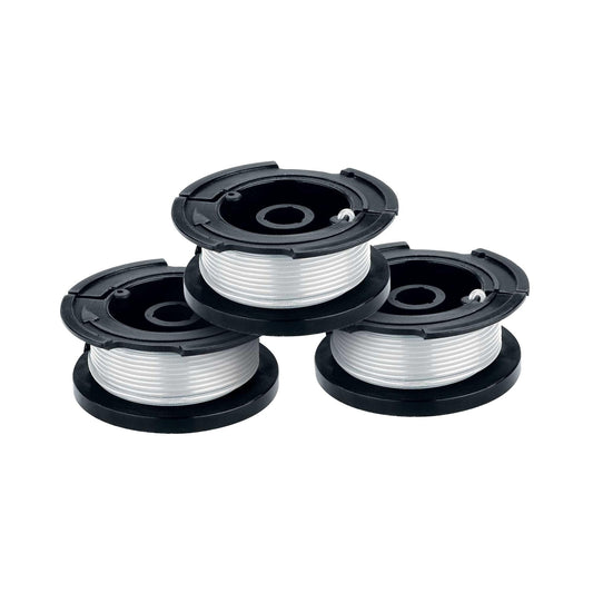 BLACK+DECKER Weed Eater String, Genuine OEM Authentic Trimmer Line, 3-Pack, 30-Feet of Replacement Spool, 0.065-Inch Diameter (AF1003ZP)