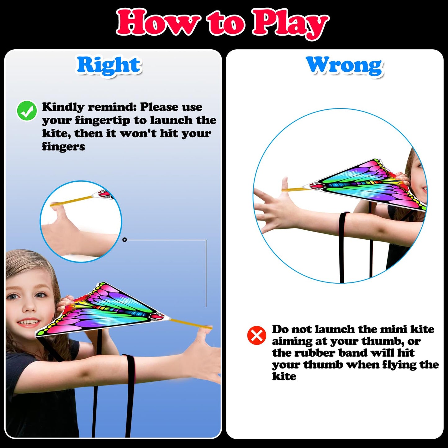 YongnKids 20 Pack Mini Kite for Kids Adult,Party Favors Finger Launcher Kites on Outdoor Indoor Toy Game Classroom Prizes Creative, Flying Kites Toys Birthday Gift for Boys Girls 3-5 4-8 Year