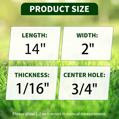 CLSR2U MO48L2212 Lawn Mower Blade Compatible with G reenworks MO48L2212 Brushless Mower 14-Inch - Replaces C3203355-01