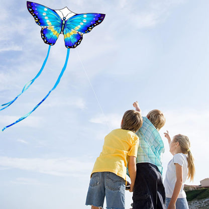 HONBO Butterfly Kites for Kids & Adults, Easy to Fly for Beginners, Each Kite with 300ft Line Handle,Beginner Kite for Kids Ages 4-8,Beach Kites for Outdoor Activities & Family Trip(Pink)