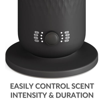 The AirScent Waterless Diffuser - Cold Air Scent Diffuser Oil Machine for Homes, Offices, Hotels and Spas - Aromatherapy Diffuser for Aesthetic Scenting - Black - 4.05 Oz - Fragrance Not Included