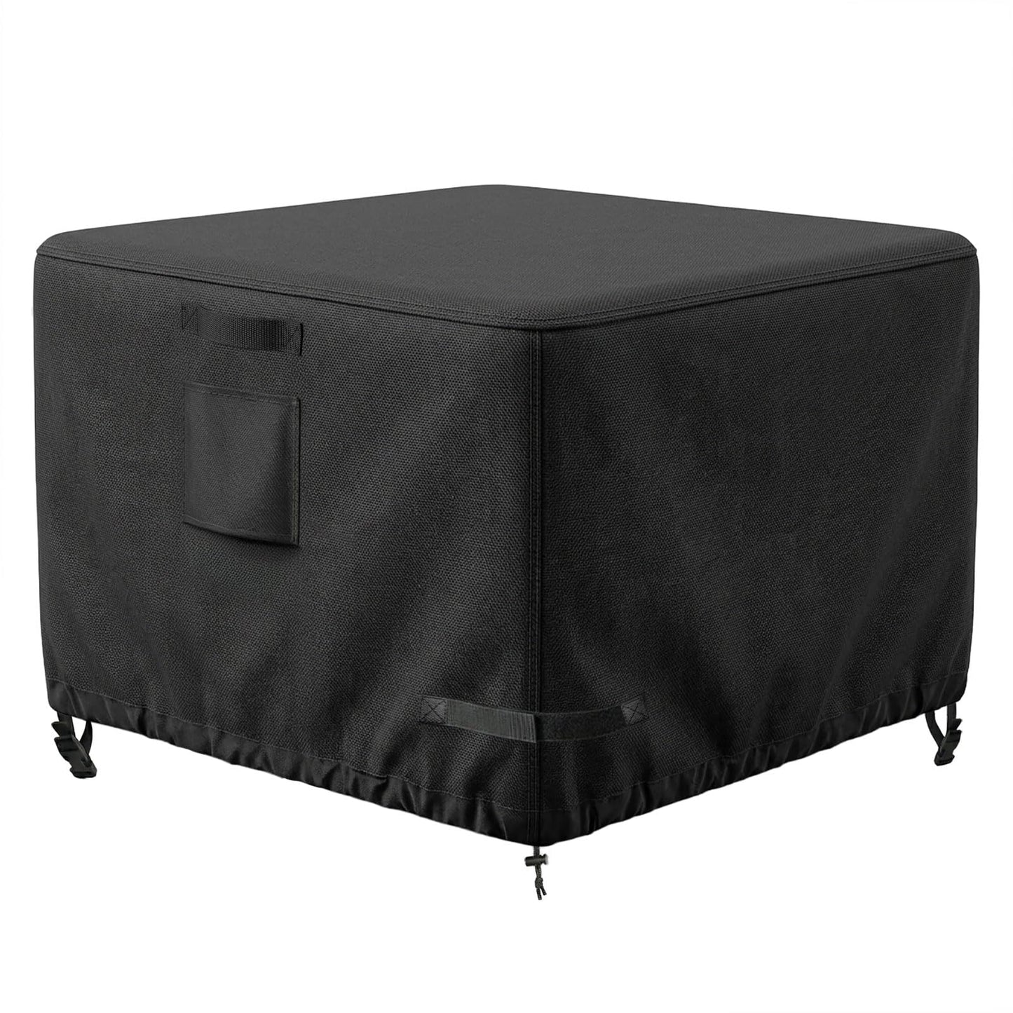 Widenyard Square Fire Pit Cover 28 x 28 x 25 inch, Waterproof Heavy Duty Gas Fire Table Covers for 28x28 inch Patio Outdoor Firepits, All-Weather Protection