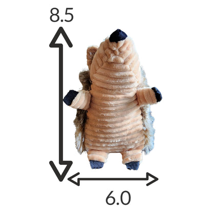 Hedgehog Dog Toy Plush | Squeaky Plush Toy for Small | Medium & Large Dogs | Animal Pet Plush Toy Teething and Aggressive Chewers | Small and Large Dog