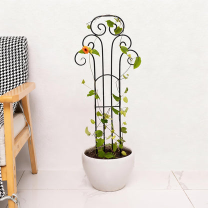 GOOOXIM 31 Inch Trellis for Potted Plants - Iron Plant Support for Climbing Vines and Houseplants, Ideal Garden Stake for Monstera and Medium Plants, Perfect for Indoor and Outdoor Use