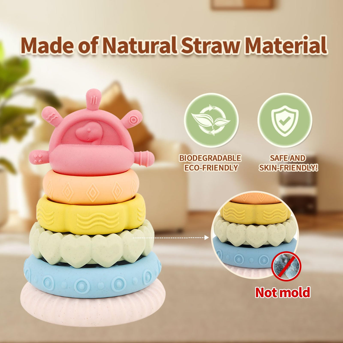 LUCKFUTURE Premium Baby Toys for 6-18 Months, 8 in 1 Montessori Toys Set, Educational Learning Toys for Toddlers 1-3 Years Old Trendy Babies Gifts for Boys & Girls