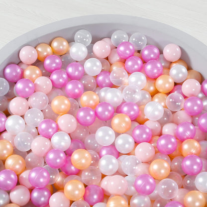 STARBOLO Star Ball Pit Balls - Pack of 100 200 500 1000 Macaron Balls BPA&Phthalate Free Non-Toxic Crush Proof Ocean Ball Soft Plastic Balls for 1-5 Years Kids Birthday Pool Tent Party.