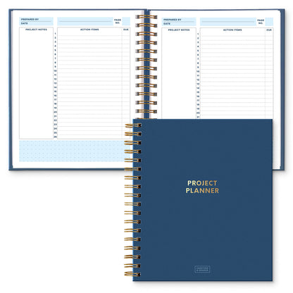 S&O Project Management Planner - Work Organizer Daybook– Assignment Schedule Notebook - Task Manager – Activity Notebooks for Work - Project Management Journal- 200 Pages, 8.25" x 9.3”