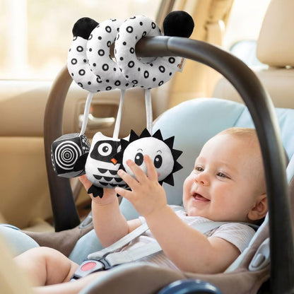Yiklucg Multi-Use Baby Spiral Activity Toy – Spiral carseat Toy for Car Seat, Stroller,Play Gym, Keeps Baby Quiet, Easy Travel Solution