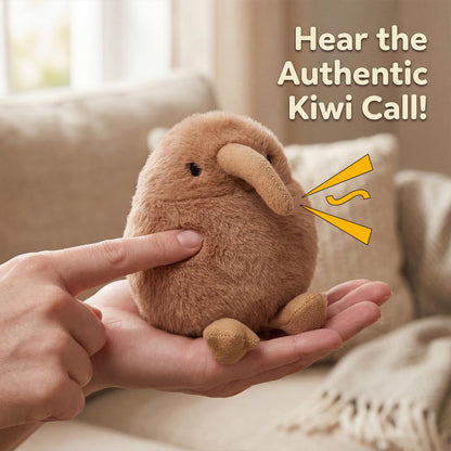 Freetoes Screaming Kiwi Bird Toy 4.5 inch,Cute Bird Stuffed Animal Desk Toy,Makes Fun Screaming Kiwi Sounds,Funny Weird Stuffed Animal Gag Gifts for Valentine Christmas,Pranks Stuff for Adults