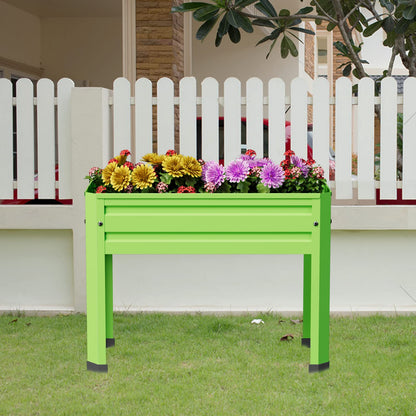 PROXRACER Elevated Raised Garden Bed with Legs, Heavy Duty Galvanized Steel Metal Planter Box for Vegetables, Flowers & Herbs, Sturdy Standing Planter for Indoor Outdoor Patio, Balcony & Deck