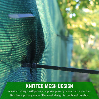 Farm Plastic Supply - 80% Green Shade Cloth Hemmed and Grommeted - Mesh Fabric for Fence Privacy Screen, Garden Shade, Shade Cloth Rolls, Wind Screen (6' x 10')