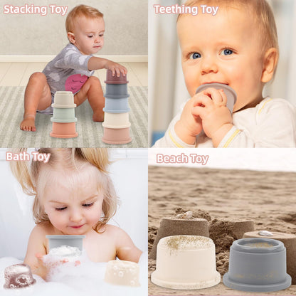LUCKFUTURE Premium Baby Toys for 6-18 Months, 8 in 1 Montessori Toys Set, Educational Learning Toys for Toddlers 1-3 Years Old Trendy Babies Gifts for Boys & Girls