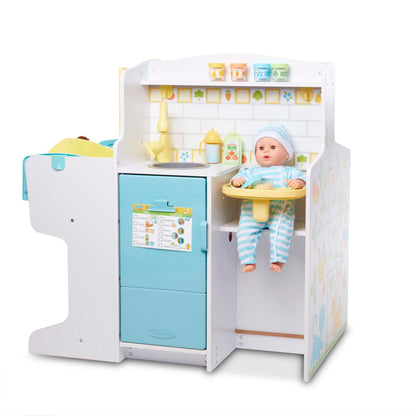 Melissa & Doug Mine to Love Baby Care Activity Center for Dolls - Kitchen, Nursery, Bathing-Changing