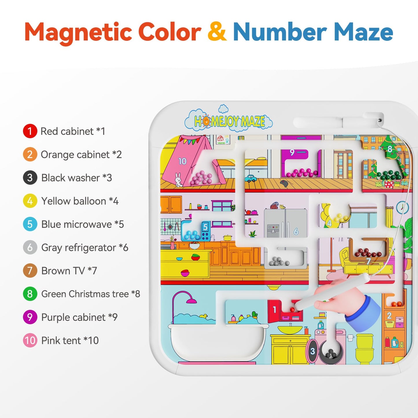 INNOSKY Toddler Montessori Toy Busy Board for 1-2 Year Old Boys Girls Gift, Baby Toy 12-18 Months, Musical Learning Educational Toys for 1 Year Old, 1st Birthday Baby Boy Girl Gifts
