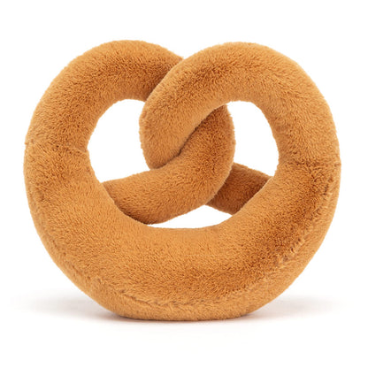 Jellycat Amuseables Pretzel Stuffed Toy, 7 inches - Food Plush - Fun Gift Idea