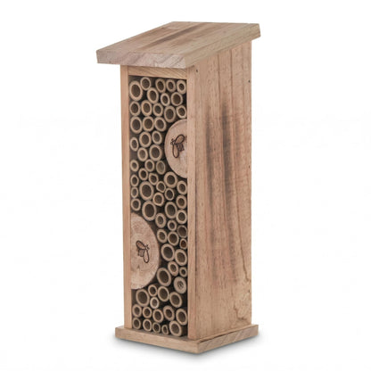 Bird House Bee Hive Wooden Insects House Hanging Bamboo Insect Hotels for Outdoor Garden Decorative
