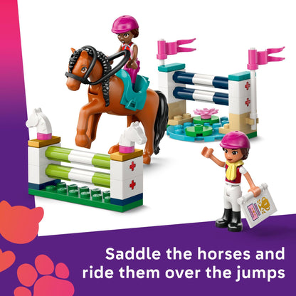 LEGO Friends Horse Stable and Riding Academy Building Toy for Girls & Boys - Pretend Play Set for Kids, Ages 7+ - W/3 Minidolls, Toy Animal Figures, & Accessories - Gift Idea for Birthdays - 42688
