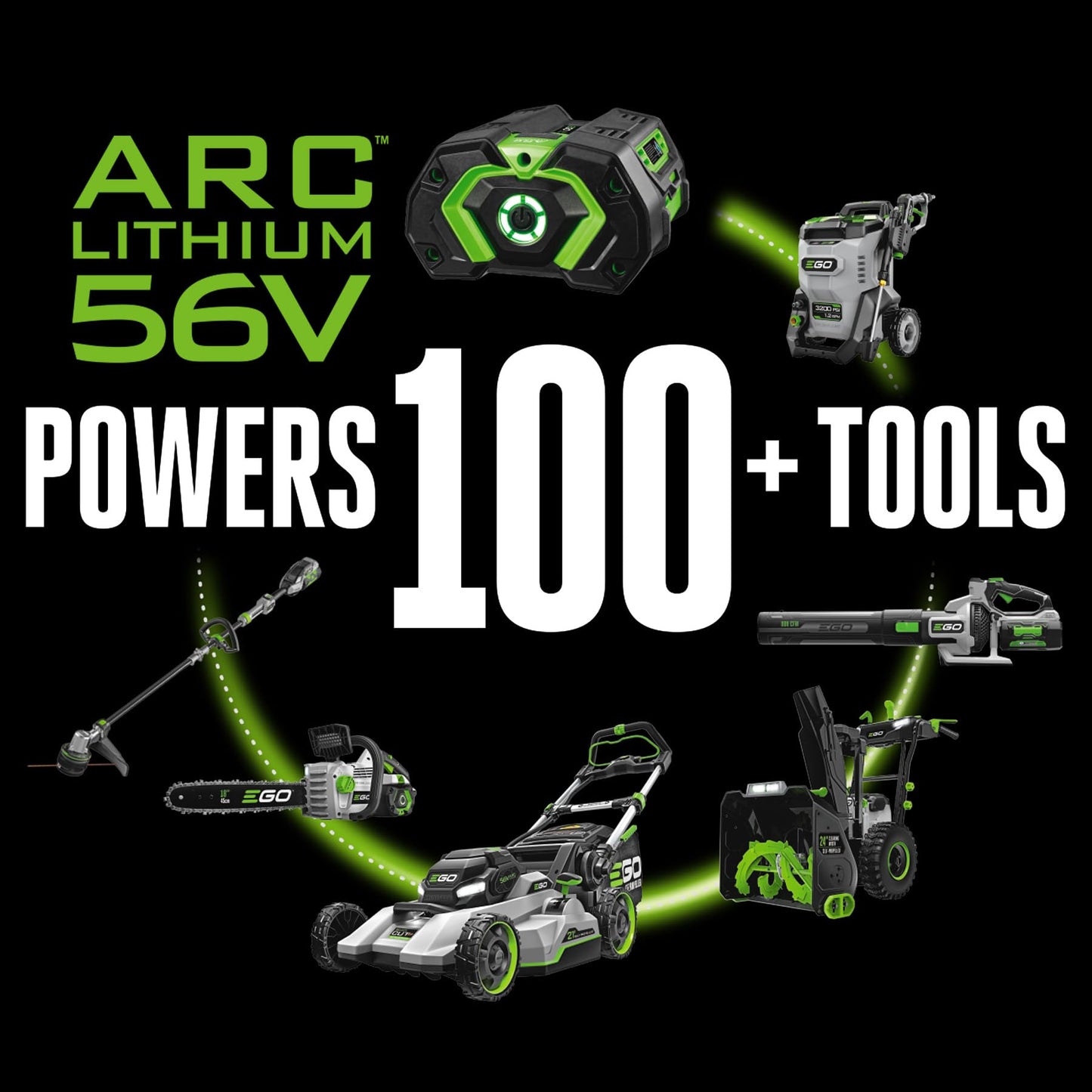 EGO POWER+ Combo, Cordless Trimmer and Blower, 15" Trimmer for Weeds and Grass with POWERLOAD and Cordless Electric 670 CFM Blower, Includes 56V 4.0Ah Battery and Charger - ST6703LB