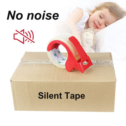 BOMEI PACK Heavy Duty Clear Packing Tape,2 Rolls with refillable Dispenser,Noiseless Packaging Tape 1.88 Inches x 55 Yards,Industrial Grade Boxes Shipping Tape for Moving,Mailing and Storages