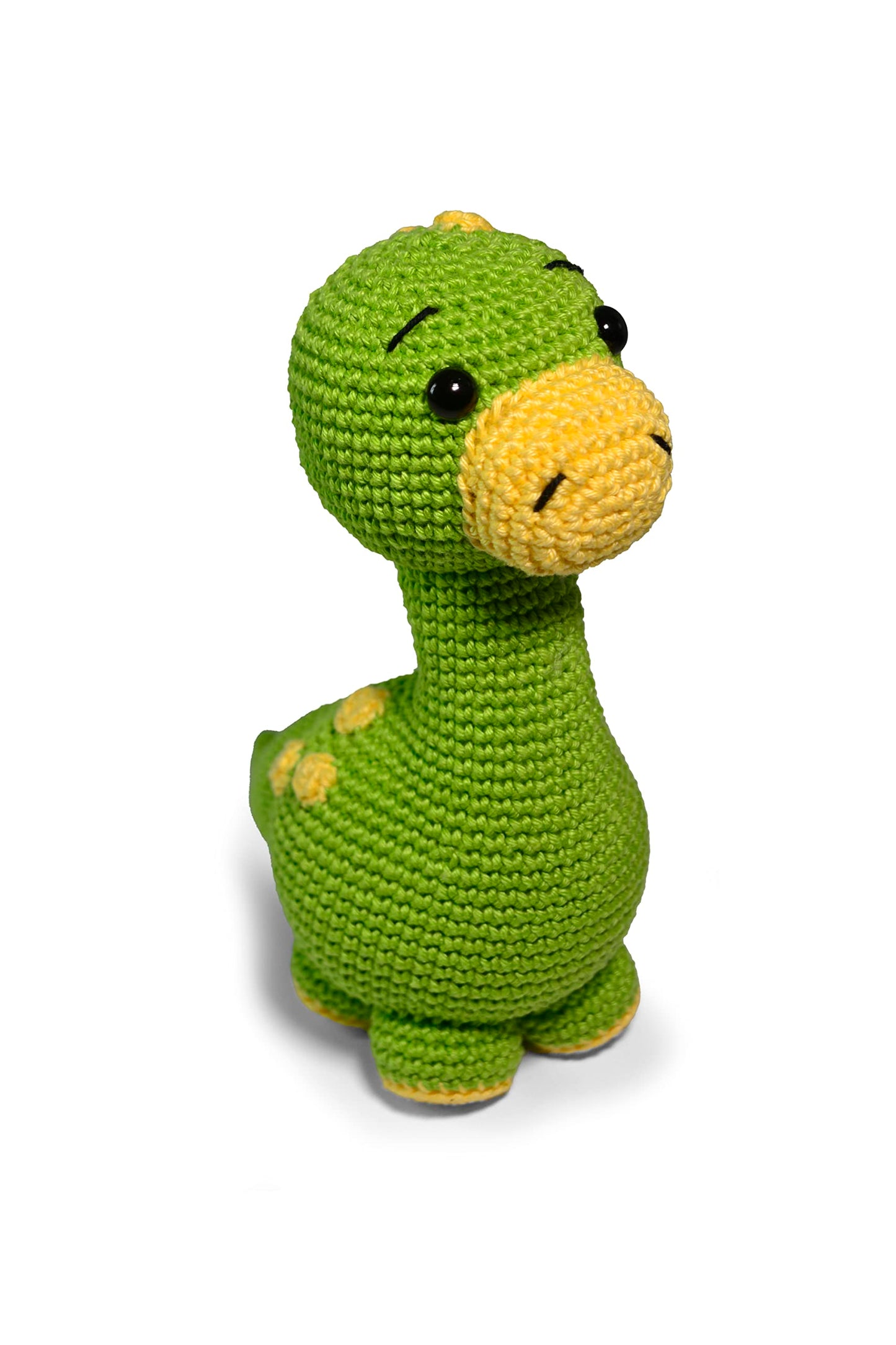 CÍRCULO Amigurumi Crochet Kit - Baby Dino - All Included, Easy Instructions - Crochet Kit for Intermediate - Crochet Set - Animal Crochet Kit, Premium Amigurumi Yarn for Crocheting – Brontosaurus