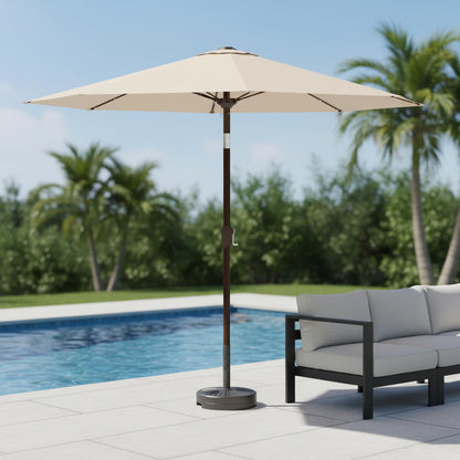 Patio Kingdom Umbrella Base Water Filled Stand 81.5lb Max Capacity Heavy Duty Patio Umbrella Base for Outdoor,Deck,Market,Lawn,Garden