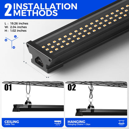 CX91 5-Tier Plant Stand with Grow Lights for Indoor Plants, Metal Plant Shelf Display Rack with 1.6FT 25W(Per Light) Full Spectrum Plant Lights for Indoor, Balcony, Living Room, 23.6x13.8x59IN