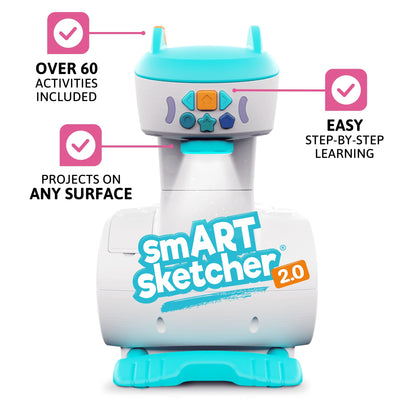 Flycatcher Smart Sketcher 2.0 Projector, Drawing and Tracing Projector for Kids, Educational Arts & Crafts Toy, Gift for Boys and Girls Ages 5+