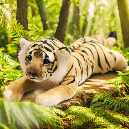 VYUSIT Tiger Stuffed Animal Large Stuffed Tiger Plush Jungle Stuffed Animal Soft Baby Plush Tiger Stuffy Simulation Cute Plushie Toys Birthday for Kids Boys 16"