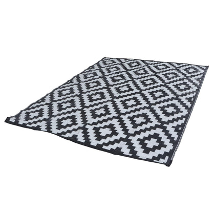 HOSTIC Outdoor Rug with Water Shielding, 8 x 10 Feet, Double Sided Plastic Straw Rug for Patio and Camping, Suitable for Outdoor Use, Such as Rv Mat, Comes with A Carrying Bag and 4 Fixing Stakes