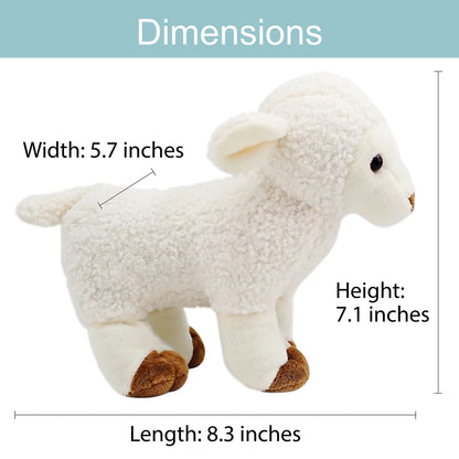 Kulumi My Little Lamb - Singing Lamb w/Audio Bible, Stories and Songs (3+), Musical Stuffed Animal for Baby – Christian Toy for Children to Help Sleep & Memorize The Bible – Ideal Gift for Kids