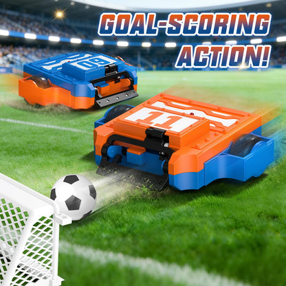 ACIKETO Remote Control Battle Robots Soccer Robot Game Set for Kids, 2-Player RC Football Robots Table Game with 2 Balls & 2 Goals, Fighting Robot STEM Toy Birthday Gift for Boys and Girls Age 5 & Up