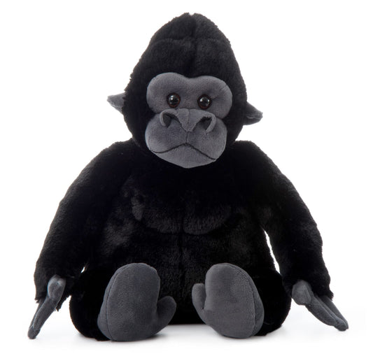The Petting Zoo Gorilla Stuffed Animal, Gifts for Kids, Wild Onez Zoo Animals, Gorilla Plush Toy 12 inches