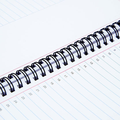 Juvale Meeting Notebook for Work - Spiral-Bound Planner Notebook for Work Planner & Office Supplies - Agenda & To Do List Notepad - 11 x 8.5 In, White, Pack of 2