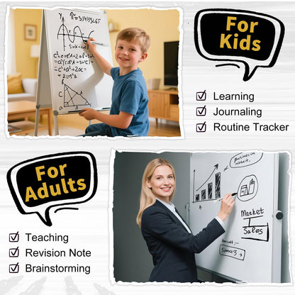 V-Opitos 144 Pack Fine Tip Dry Erase Markers - Bulk Whiteboard Erasable Black Markers, Ideal for School Classroom Office Supplies, Non-Toxic & Easy Clean for White board