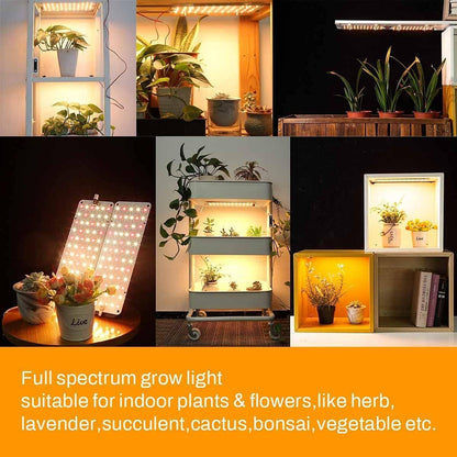 APLANT Grow Light,20W Ultra-Thin LED Grow Lights for Indoor Plants Full Spectrum, 6/10/12H Timer Plant Light, 132 LEDs Under Cabinet Plant Growing Lamp Strip for Seedlings, Veg, Flower 2-Pack