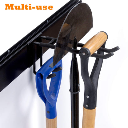 WALMANN Garage Storage Organization System Ski Wall Rack Up to 10 Pairs of Skis Mount Hanger Home Shed and Garage Snowboard Wall Rack Holds Up to 300 lbs